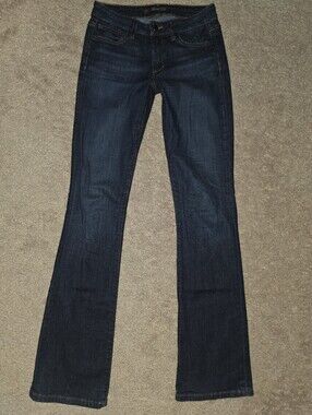 Joes Jeans Curvy Bootcut Jeans Ryder Wash Dark Indigo Blue Size 27x32